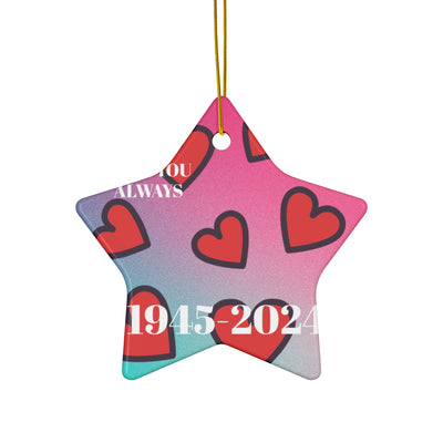 Ceramic Ornament, 4 Shapes