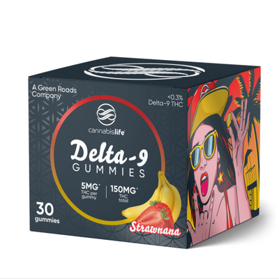 Cannabis Life 𝚫9 Strawnana Lemon Lime Gummies