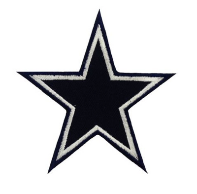 DALLAS Star Logo 3" Embroidered Sew on Iron Patch Americas Team
