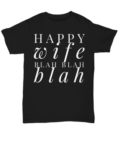 Happy Wife Happy Short Sleeve shirt