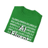 AI Fluent Unisex Softstyle T-Shirt, Cool Tech Tee, Gift for Tech Lovers, Trendy Statement Shirt, Casual Everyday Wear, AI Enthusiast Apparel