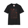 Avengers-Inspired Movie Poster T-Shirt with Paw Print Back