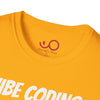 Vibe Coding Unisex Softstyle T-Shirt, Casual Graphic Tee, Tech-Inspired Shirt, Gift for Coders, Retro Vibe Shirt, Comfortable Everyday Wear