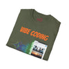 Vibe Coding Unisex Softstyle T-Shirt, Casual Graphic Tee, Tech-Inspired Shirt, Gift for Coders, Retro Vibe Shirt, Comfortable Everyday Wear