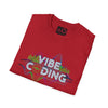 Coding Vibes Unisex T-Shirt, Graphic Tee for Programmers, Motivational Shirt, Gifts for Tech Enthusiasts, Summer Casual Wear
