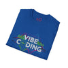 Coding Vibes Unisex T-Shirt, Graphic Tee for Programmers, Motivational Shirt, Gifts for Tech Enthusiasts, Summer Casual Wear