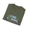 Coding Vibes Unisex T-Shirt, Graphic Tee for Programmers, Motivational Shirt, Gifts for Tech Enthusiasts, Summer Casual Wear