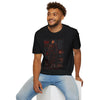 Avengers-Inspired Movie Poster T-Shirt with Paw Print Back