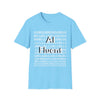AI Fluent Unisex Softstyle T-Shirt, Cool Tech Tee, Gift for Tech Lovers, Trendy Statement Shirt, Casual Everyday Wear, AI Enthusiast Apparel