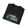 Coding Vibes Unisex T-Shirt, Graphic Tee for Programmers, Motivational Shirt, Gifts for Tech Enthusiasts, Summer Casual Wear