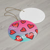 Ceramic Ornament, 4 Shapes