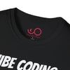 Vibe Coding Unisex Softstyle T-Shirt, Casual Graphic Tee, Tech-Inspired Shirt, Gift for Coders, Retro Vibe Shirt, Comfortable Everyday Wear