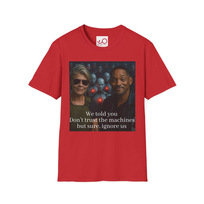 AI Take Over Unisex T-Shirt with Quote - Funny Gift for Friends, Casual Wear, Movie Lovers, Birthday Present, Everyday Humor