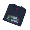 Coding Vibes Unisex T-Shirt, Graphic Tee for Programmers, Motivational Shirt, Gifts for Tech Enthusiasts, Summer Casual Wear