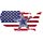 Dallas Star Logo 3" Embroidered Sew On Iron Fan  Patch