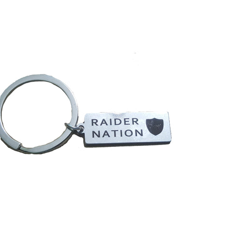 Raider Nation Super Fan Keychain