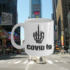 F Covid 19 Bone Hand Funny Coffee Mug Corona Virus