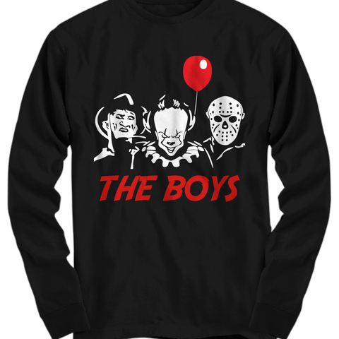 3 Horror Boys Long Sleeve