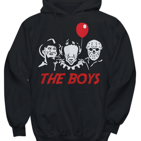 The 3 Boys Hoodie Black