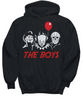 The 3 Boys Hoodie Black