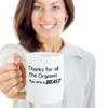 Thanks For All The Orgasms Beast Funny Coffee Mug